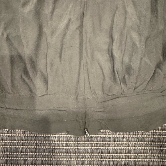 Express Olive Green Crop Top - Picture 3 of 4